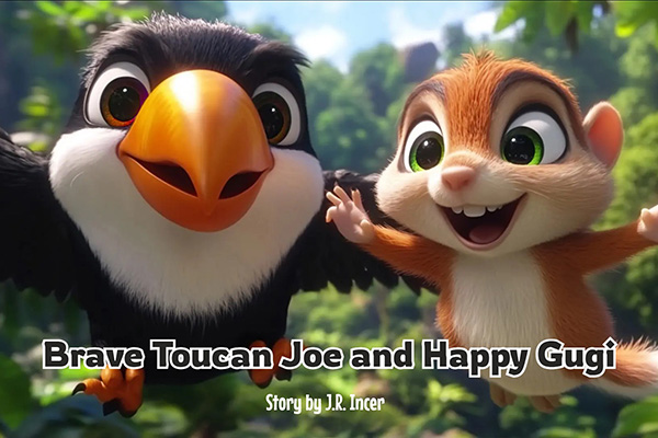brave toucan joe and happy gugi