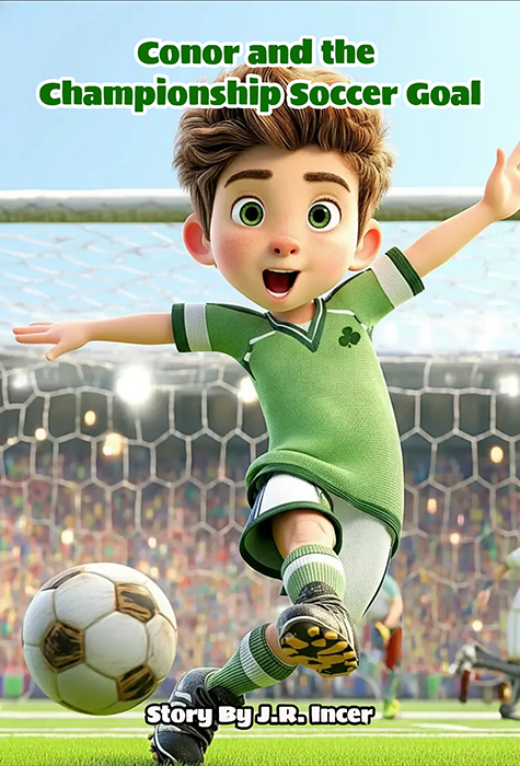conor and the championship soccer goal
